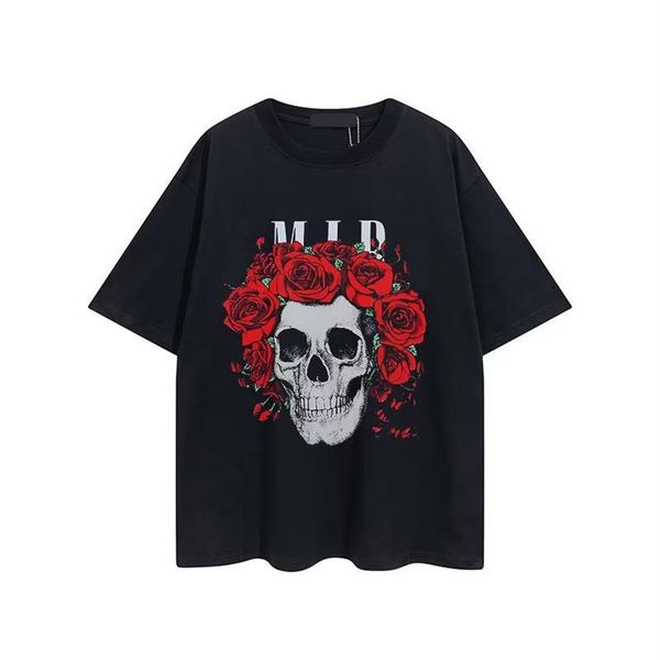 

men's plus tees & polos round t-shirt plus size neck embroidered and printed polar style summer wear with street pure cotton 267y, Black;brown