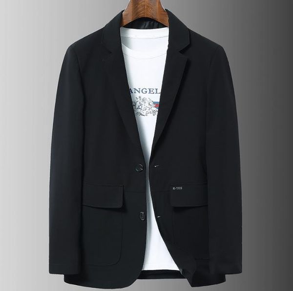 

blazers suit men's spring and autumn men's popular leisure casual suit men's single buckle, White;black
