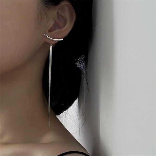 

charm simple earrings for women long tassel earrings ear line pendientes fashion elegent earrings drop earrings aa230421, Golden