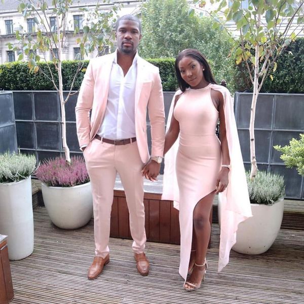 

blazers 2022 fashion pink man suits single breasted business men suit wedding suits 2 pieces (jacket+pant) traje de novio para boda, White;black