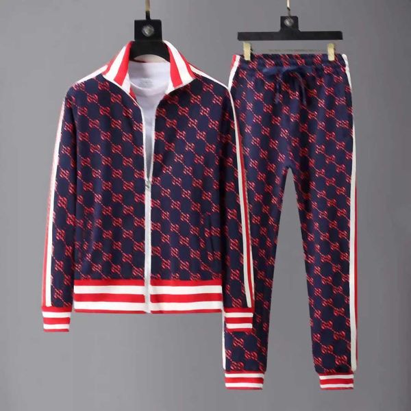 

men tracksuits sets women jackets suit classic letter pants two-piece suits casual long-sleeved sports fashion sportswear, Gray