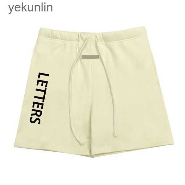 

essentail short designer mens shorts essentail shorts clothing apparel essen short cotton sports fashion letter street style tide knee lengt, White;black