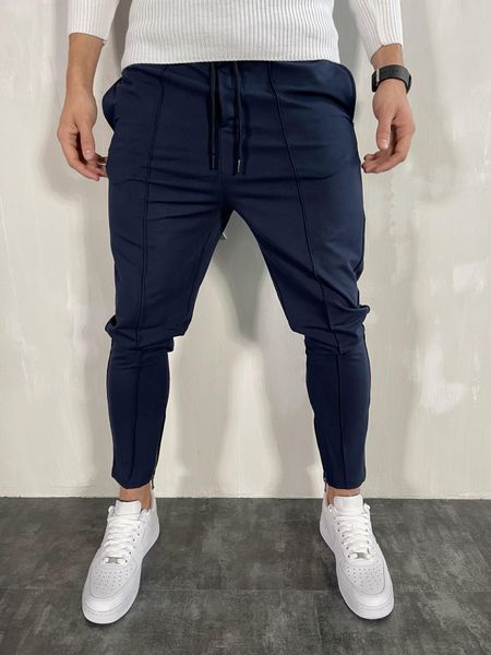 

pants pants men joggers sweatpants 2022 streetwear trousers fashion casual muscle sports mens pants, Black