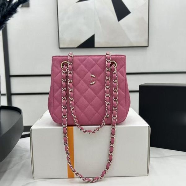 

women's crossbody bag 9a designer tote bucket bag caviar cowhide messenger shoulder bag mini chain purse diamond lattice luxury women h