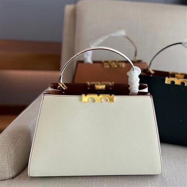 

christmas birthday gift shopping bags trend womens crossbody genuine cowhide handbags gold hardware brand design ladies totes277w