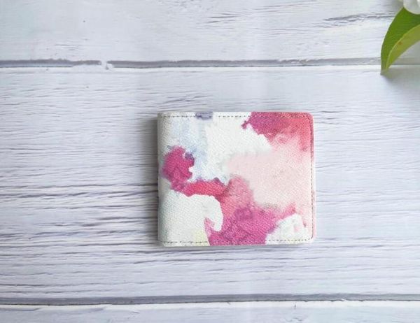 

whole lady square wallet multicolor coin pure card holder original women classic pocke clutch bag men 5608954108689, Red;black