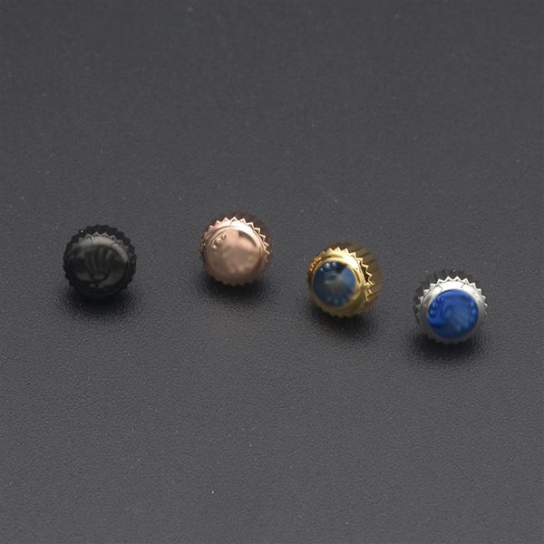 

1 pc rlx watch crown tube engraved signed crown mod fit submariner case movement repair accessories parts 220617263j