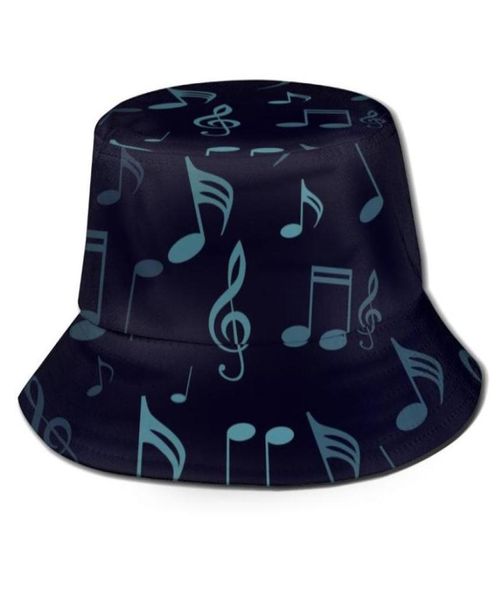 

berets cinessd 2022 men women summer music notes treble clef bucket hat bob fisherman outdoor travel sun visor fashion panama4769248, Blue;gray