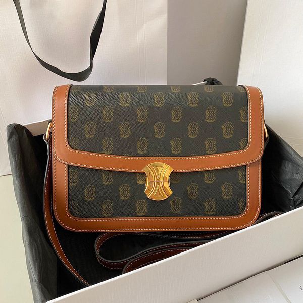

designer shoulder bag 2023 womens genuine leather tote bag teen triomphe celins mens fashion clutch crossbody bags luxurys valise handbags b