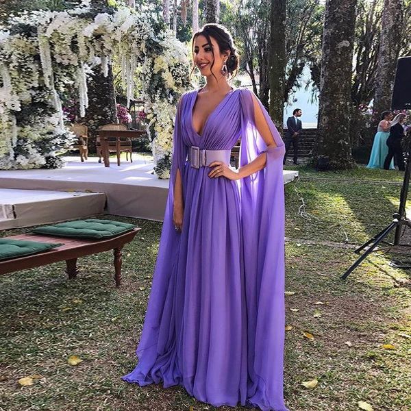 

dress summer purple new women's deep v waist dress, White