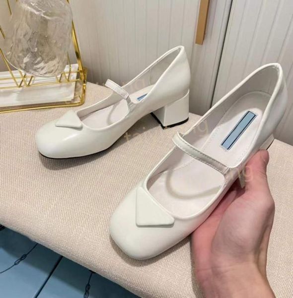 

women dress shoes chunky heel slingbacks heeled shoe sandals high heels fashion shoes lady leather casual mary jane printed lazy s9053445, Black