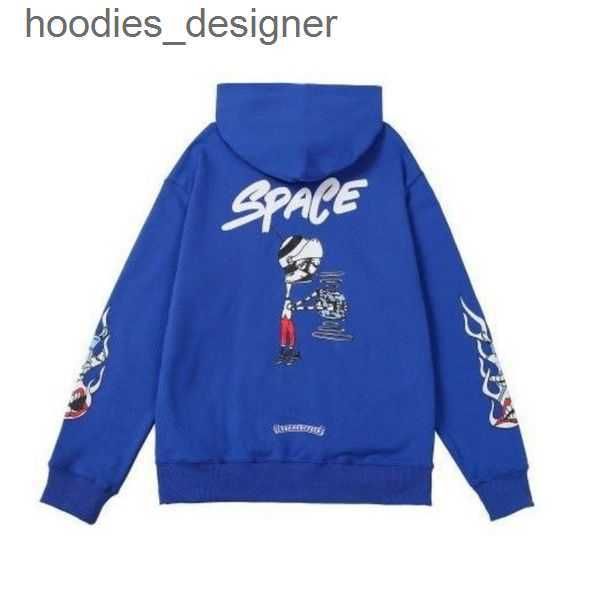 

mens designer hoodies designer chrome spring sweatshirts heart hoodie ch long sleeve loose coat hooded hoody woman men hip hop chromees hear, Black