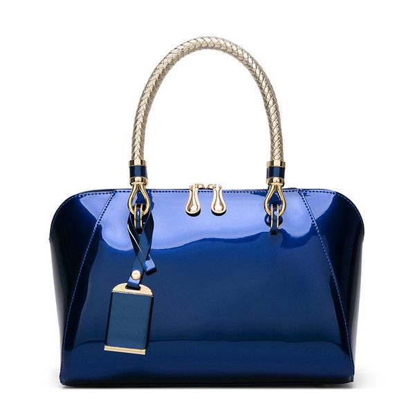 

hbp versatile shoulder bag patent leather handbag fashion casual design crossbody bag