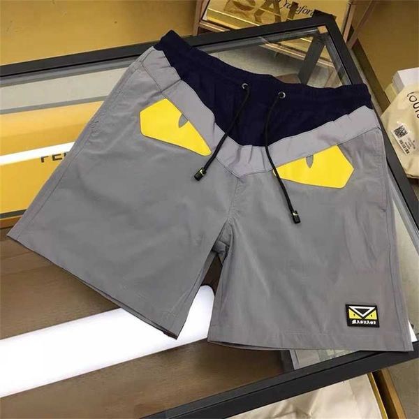 

36% off european station summer new men's pants classic little monster capris thin sport casual shorts versatile for men, White;black