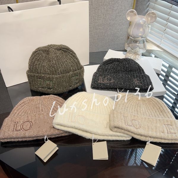 

Fashion Designer Knit Hat Women Men Letters Caps