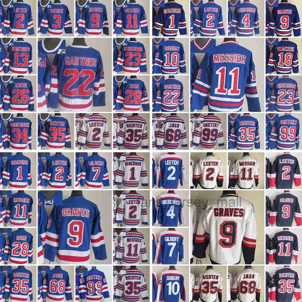 

new york''ranger''new retro ice hockey jerseys 1 eddie giacomin 2 brian leetch 3 james patrick ron greschner rod gilbert, Black;red
