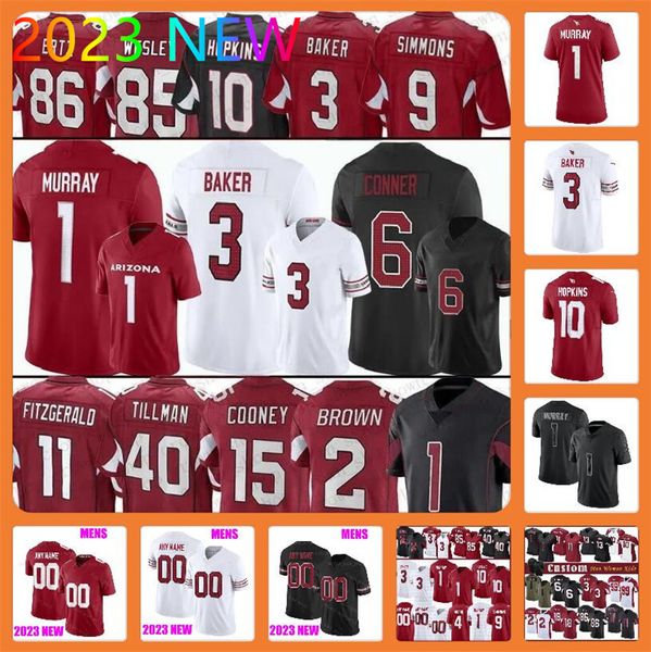 

arizonas kyler murray cardinal custom football jerseys j.j. watt deandre hopkins budda baker nflfffff pat tillman myjai sanders kurt warner