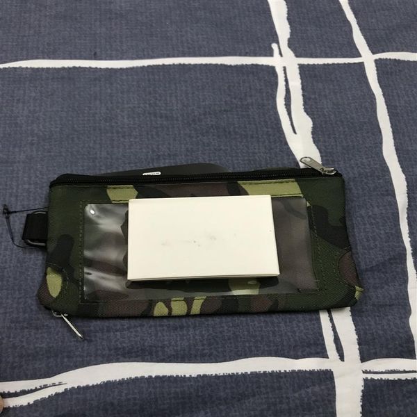 

moblie pouch wallet bag black red camo color2968