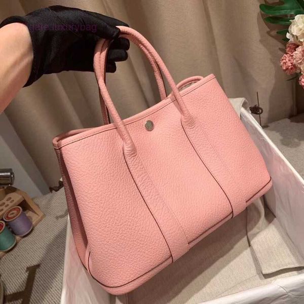 

designer herbag garden party evening texture soft leather large capacity portable bucket one shoulder crossbody tote commuter women's b