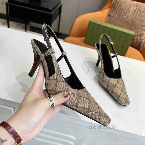 

designer slingback sandals mid heel sandal slippers black mesh with crystals sparkling print shoes rubber leather summer ankle strap slipper