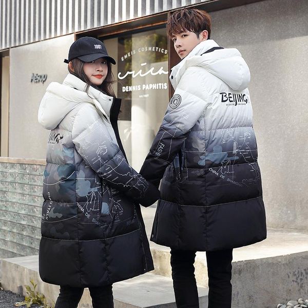 

parkas vip 2020 mens and womens casual solid white duck down coats, Black