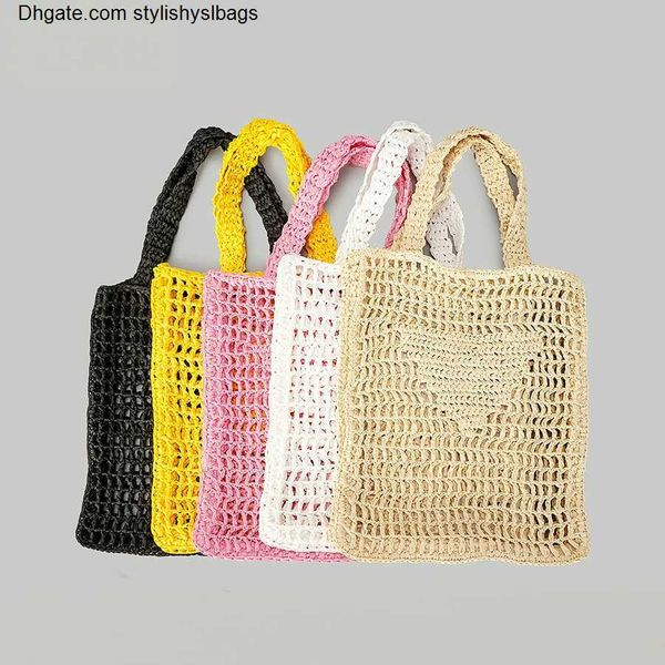 

shoulder bags hollow straw woven handbag fashion totebag woven women's shoulder bag summer beach handbag storage bag organizers bags