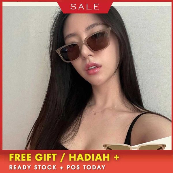 

luxury designer brand sunglasses uv400 mi xiuzhi same style glass cari tan oat sunglass narrow frame women xia shades fashion, White;black