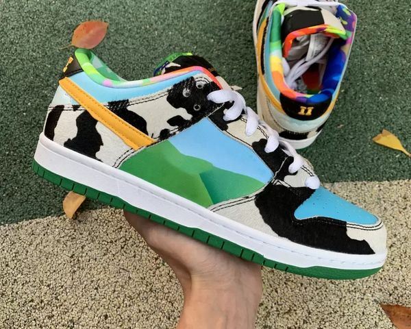 

designer shoes ben&jerry duk low chunky dunky skateboard shoes designer outdoor sports sneakers quality