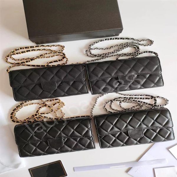 

famous r cc wallet card holder classic caviar sheepskin wallet175u, Brown;gray