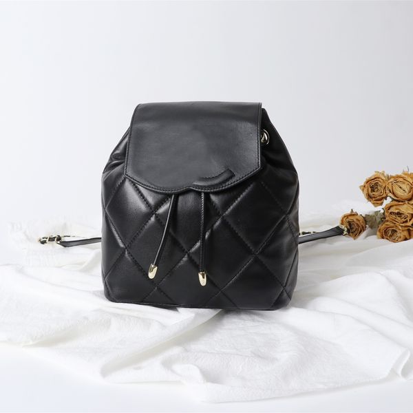 

7a mini backpack designers luxury quality women handbags soft sheepskin channel bags