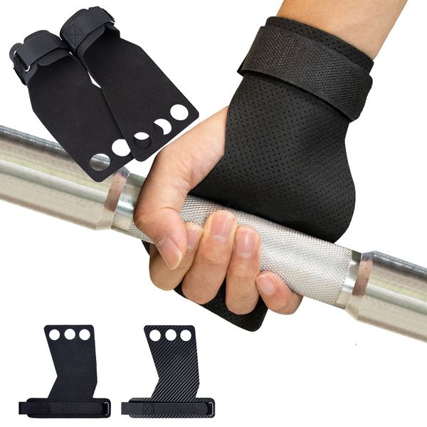 

power wrists carbon fitness grip for weightlifting palm protector pull up crossfit exercise gym grip fitness dumbbell gloves