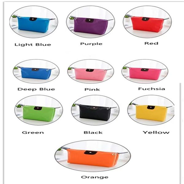 

old cobbler new college girl cosmetic bag nylon cloth color wash bags stylish zipper small bag delivery267t