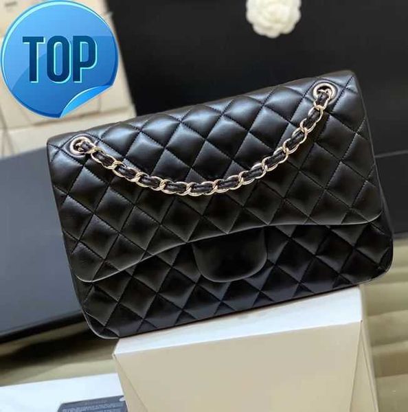 

custom luxury brand bag channel handbag leather leather cowhide gold or silver chain slant shoulder bags size 30*19.5*10cm with boxh