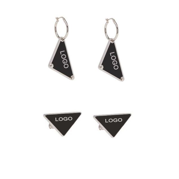 

2022 new triangle earrings for women luxury designer fashion ear studs jewelry gifts3007, Golden;silver