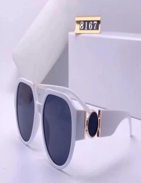 

luxury designer sunglasses for women fashion square summer style rectangle full frame uv protection come with package1446724, White;black