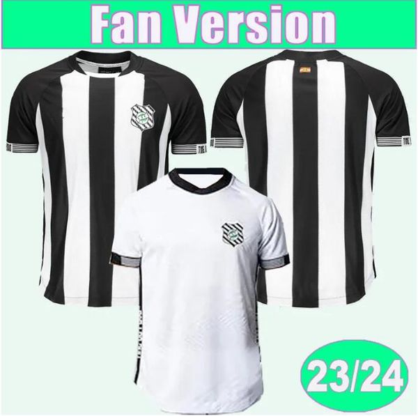 

23 24 figueirense fc mens soccer jerseys pakistan b home black away whit football shirts short sleeve uniforms