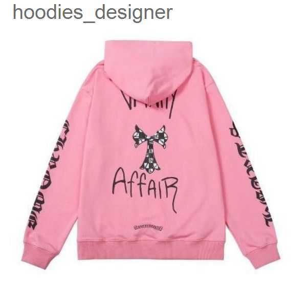 

mens designer hoodies designer chrome spring sweatshirts heart hoodie ch long sleeve loose coat hooded hoody woman men hip hop chromees hear, Black