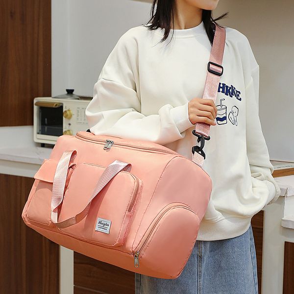 

new high-capacity shoulder cross-body sports bag, wet and dry separation bag, carry-on gym bag, short-distance travel bag