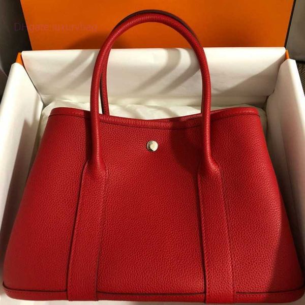 

designer herbag garden party evening texture soft leather large capacity portable bucket one shoulder crossbody tote commuter women's b