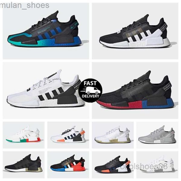 

mens womens casual shoes nmds aqua tones white speckled dazzle camo gradient neon oreo munich paris mexico city bright volt metallic gold tr, Black