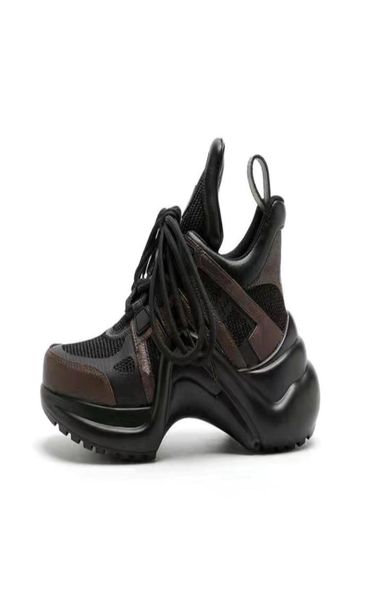 

women casual old shoes fashion men platform archlight sneakers couples arch bridge space shoe r runners trainers no log2361777, Black