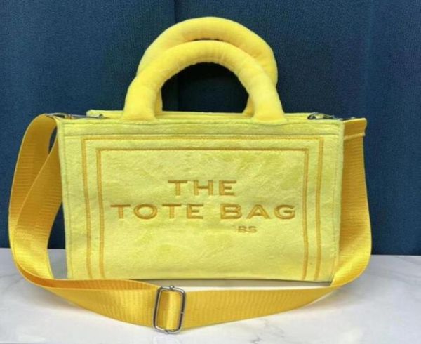 

european classic soft plush tote bag fashion trend inwrought letters handcarrying crossbody bag1782915