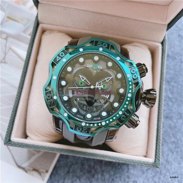 

2021 new mens watch skull dial multiple styles ta fashion casual watches rubber strap clock items265c, Slivery;brown