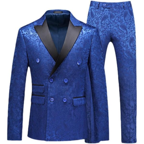 

blazers 2022 new autumn and winter men's slim fit suit south korean fashion suit 2 pieces/two piece wedding groom dress pants, White;black