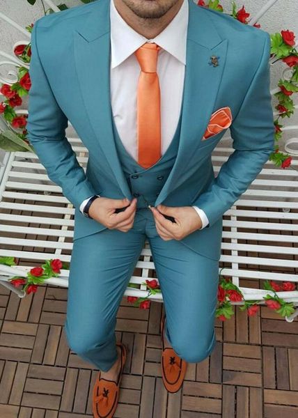 

blazers latest design one button groom tuxedos peak lapel man prom/dinner groomsmen men suits for wedding blazer tuxedo slim fit costume, White;black