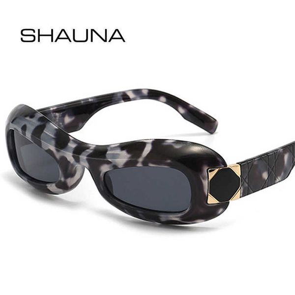 

sunglasses shauna vintage cat eye women sunglasses fashion brand designer gradient shades uv400 men oval champagne sun glasses j230422, White;black