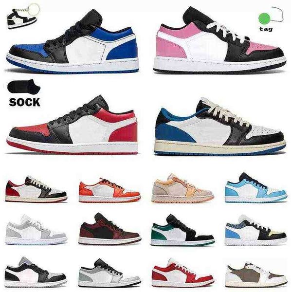 

low og jumpman 1 1s basketball shoes unc black toe fragment x noble red university blue royal wolf grey mens women 1s lows