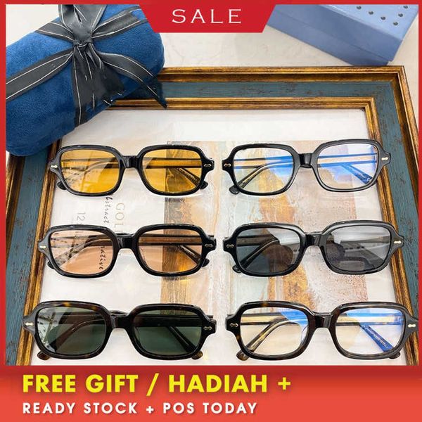 

luxury designer vintage brand sunglasses uv400 women g family plate fashion small square sunglass female ins net red same model gg0072 face, White;black