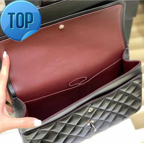 

custom luxury brand bag channel handbag leather leather cowhide gold or silver chain slant shoulder bags size 30*19.5*10cm with boxd
