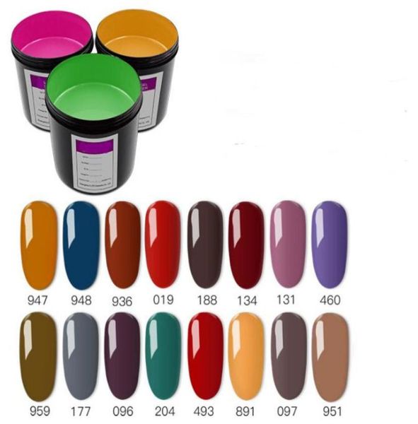 

led uv gelpolish more than 1000 colors with oem custom logo professional nail art manufacturer kg grade raw material 1365881, Red;pink